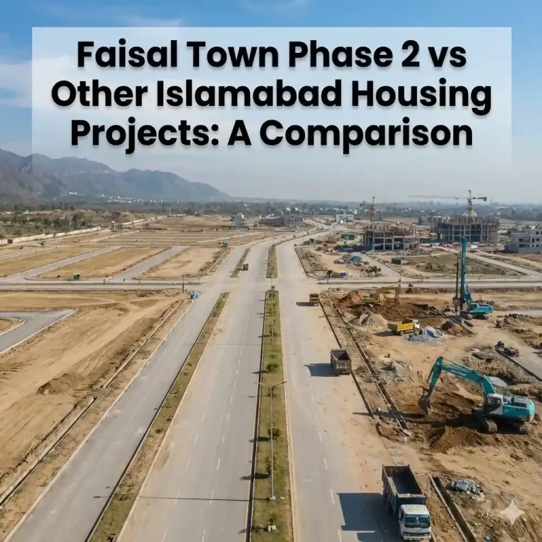 Faisal Town Phase 2 comparison